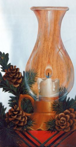 Lamp and Pine Cones E-Tutorial