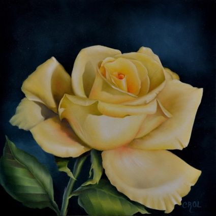 Mom's Favorite - Yellow Rose E-tutorial